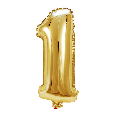 Globo Número Metálico 40.6cm 1pz